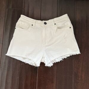 Kut From The Kloth High Rise Jane Optic White Shorts Women's Size 2